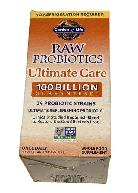 Garden of Life RAW Probiotics Ultimate Care Shelf Stable ...