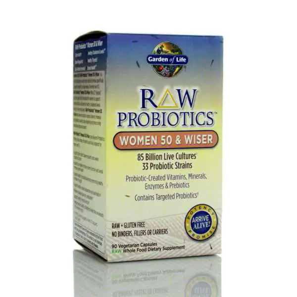 Garden of Life RAW Probiotics Women 50 and Wiser, 90 ct