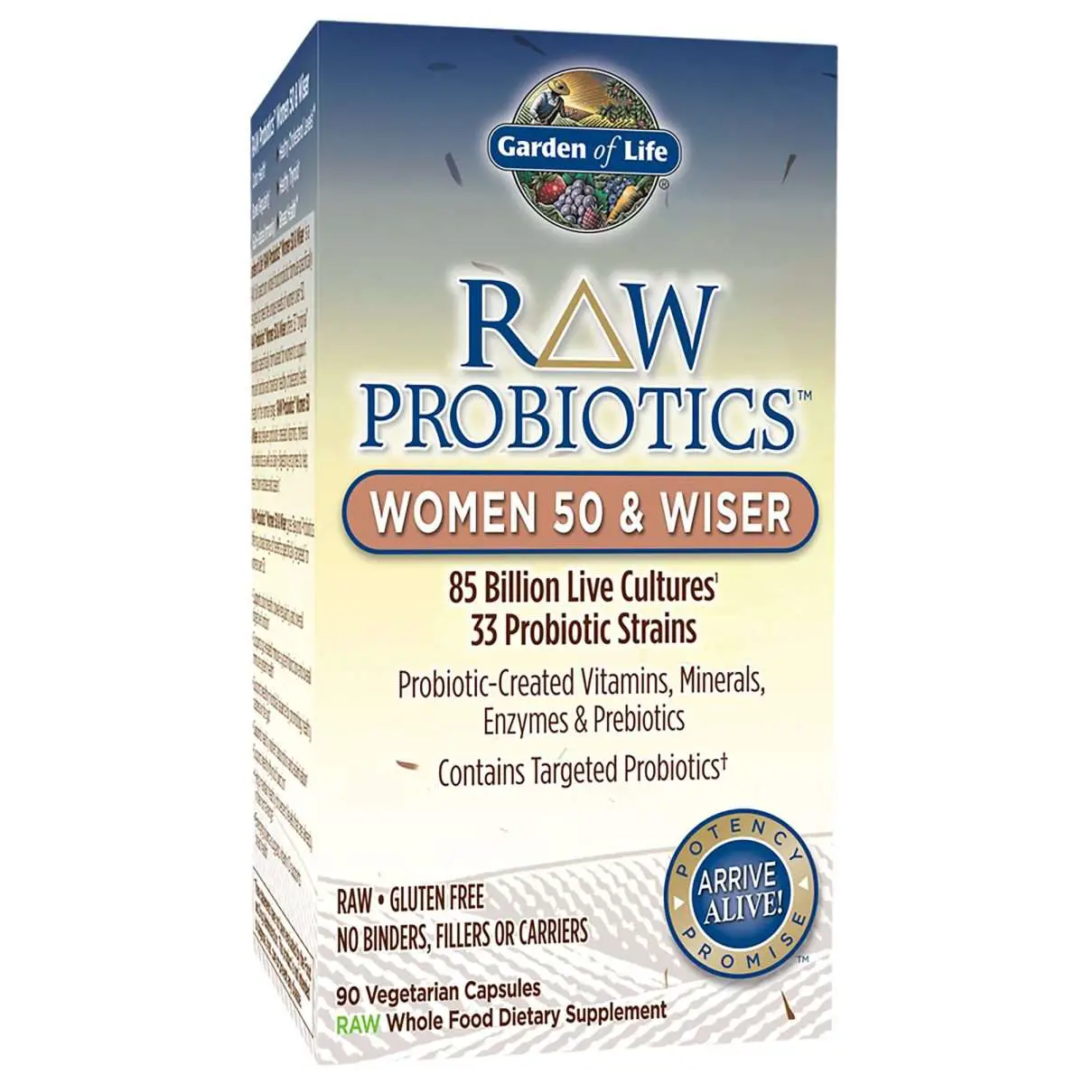 Garden of Life Raw Probiotics Women 50 &  Wiser Capsules