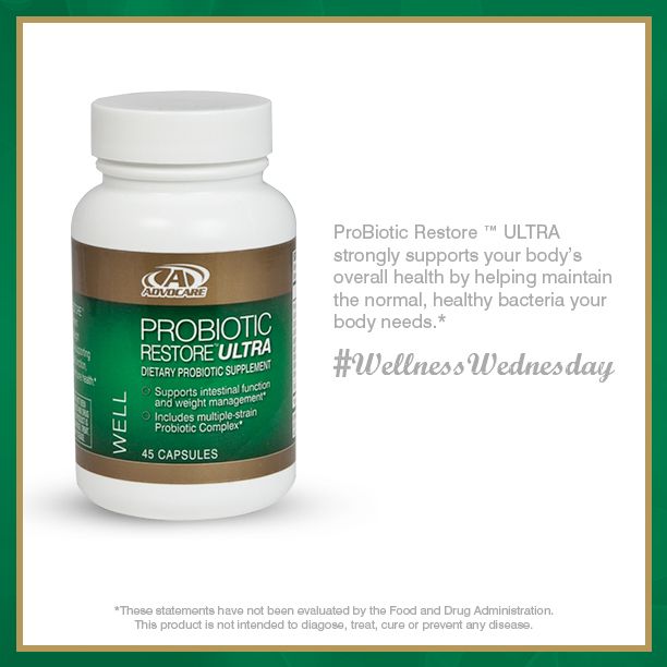 Give your body the support it needs with Probiotic Restore ULTRA ...