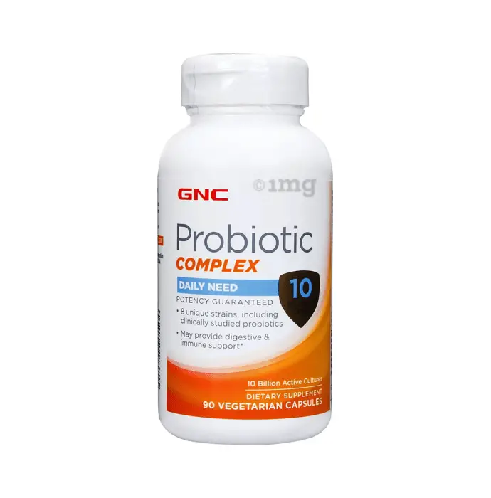 GNC Probiotic Complex Capsule 10 billion CFUs: Buy bottle of 90 ...