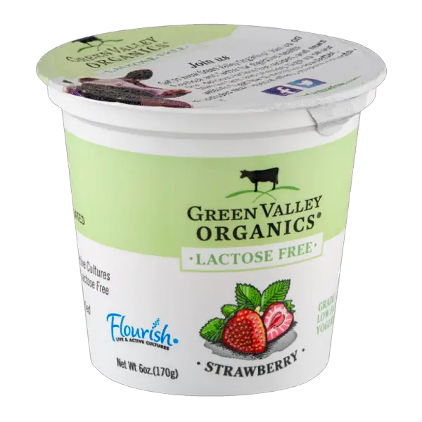 Green Valley Organics Lactose Free Low Fat Yogurt Strawberry Reviews 2021