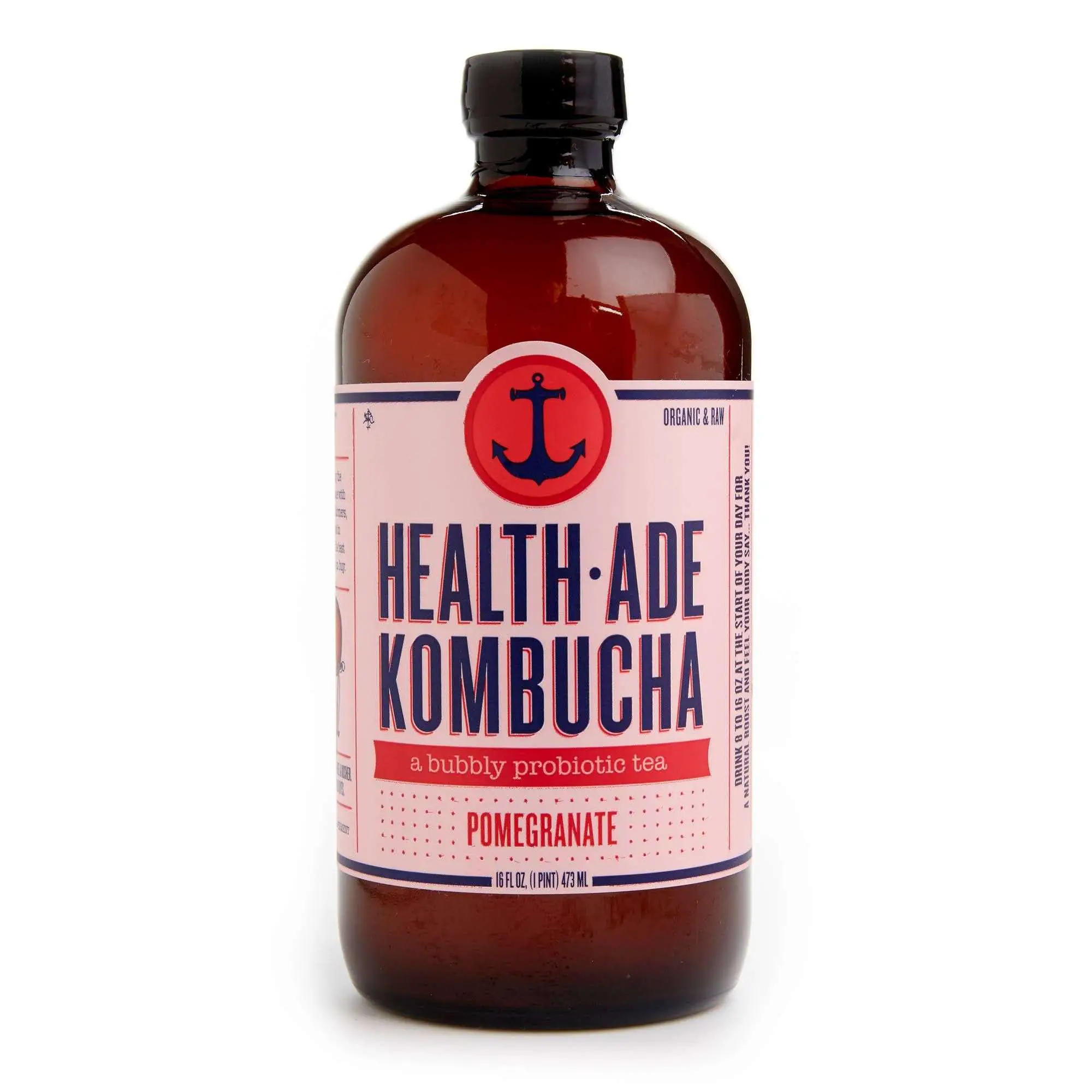 Health Ade Kombucha Probiotic Tea, Pomegranate