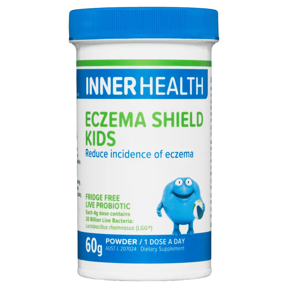 Inner Health Eczema Shield Kids 60g Powder Fridge Free Live Probiotic ...