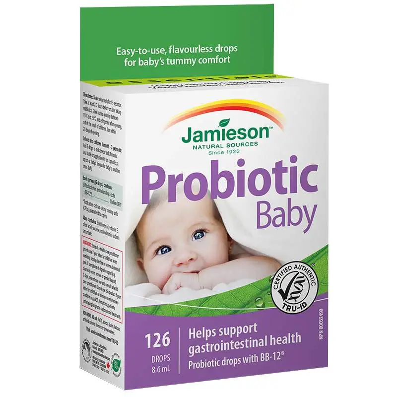 Jamieson Probiotic Baby Drops with BB