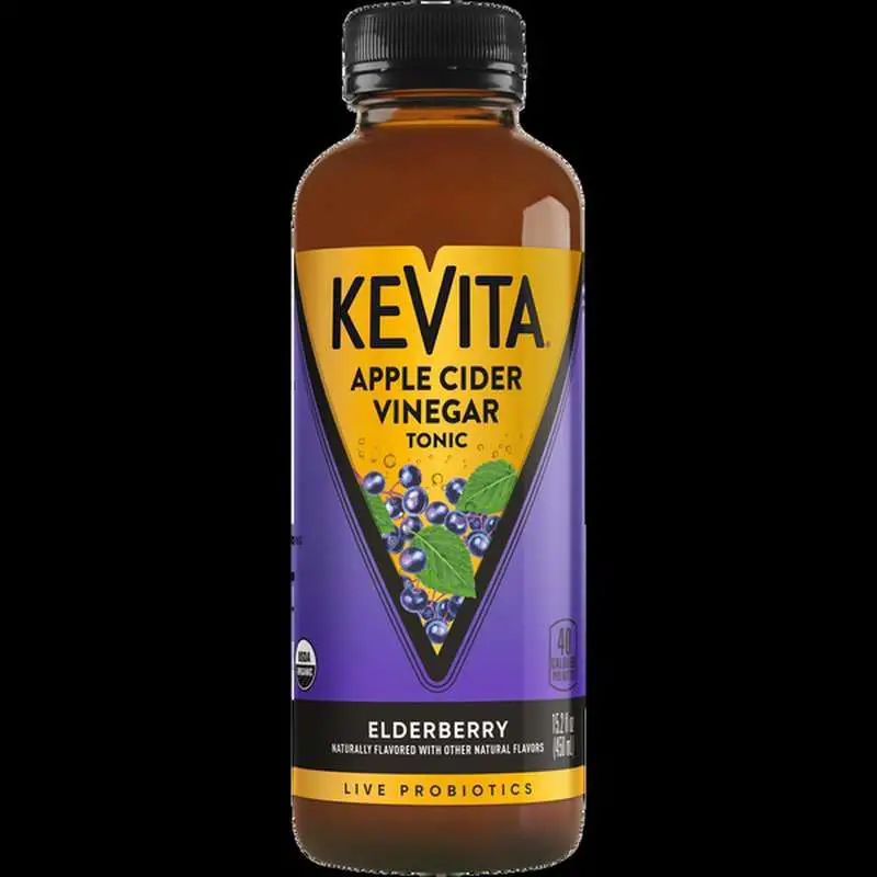 Kevita Apple Cider Vinegar Tonic Elderberry Live Probiotic ...
