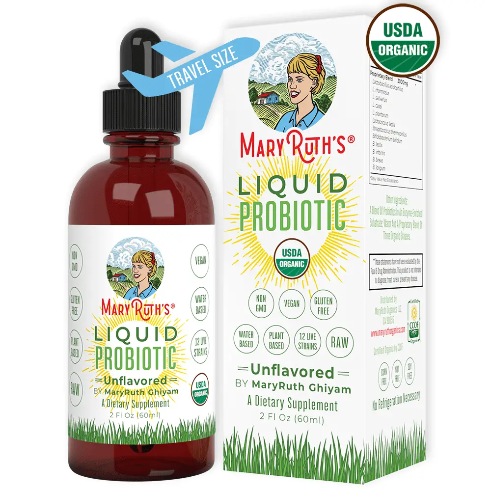 Liquid Probiotic 4oz or 2oz Travel Size