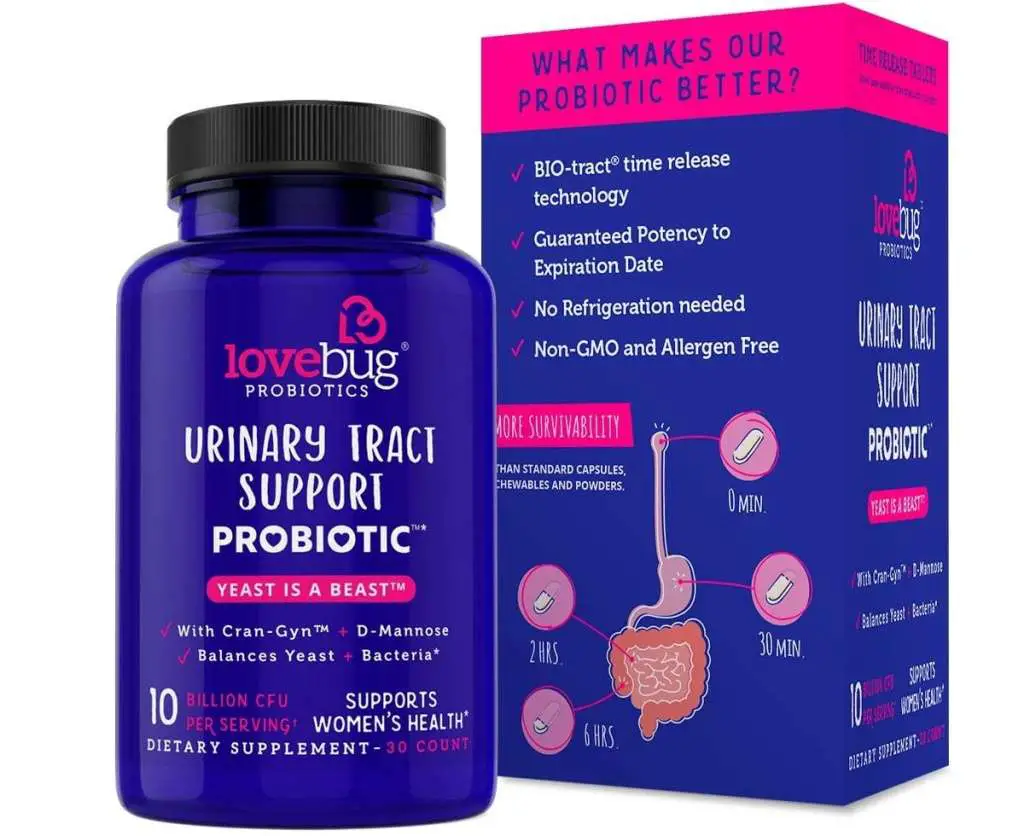 Lovebug UTI Support Probiotics 30