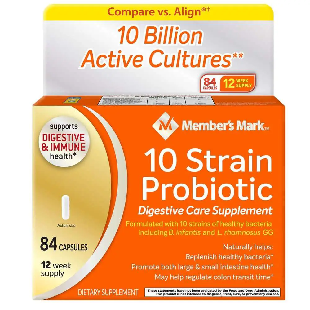 Member S Mark 10 Strain Probiotic (84 Ct.) Wholesale ...
