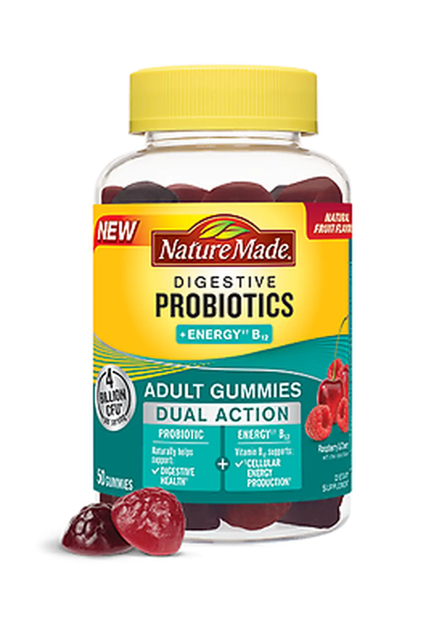 Nature Made Digestive Probiotics + Energy + B12