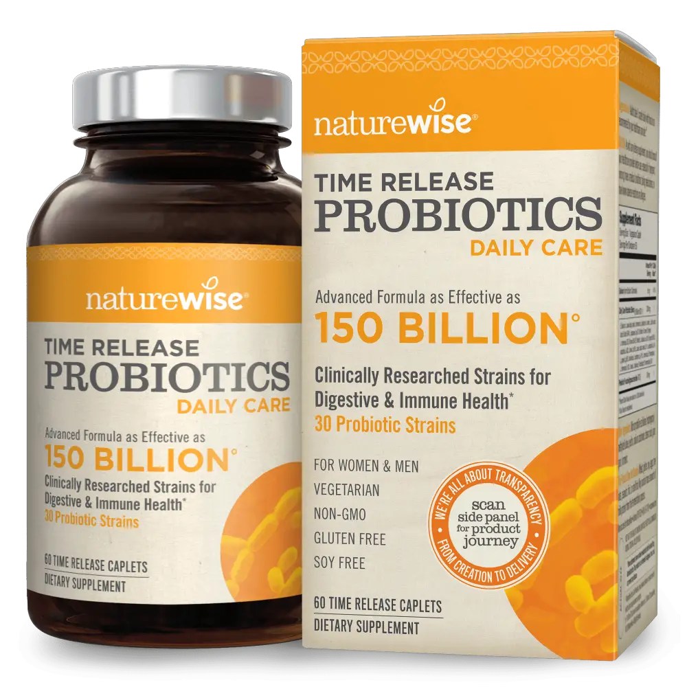 NatureWise Daily Care Probiotics, 60 Count