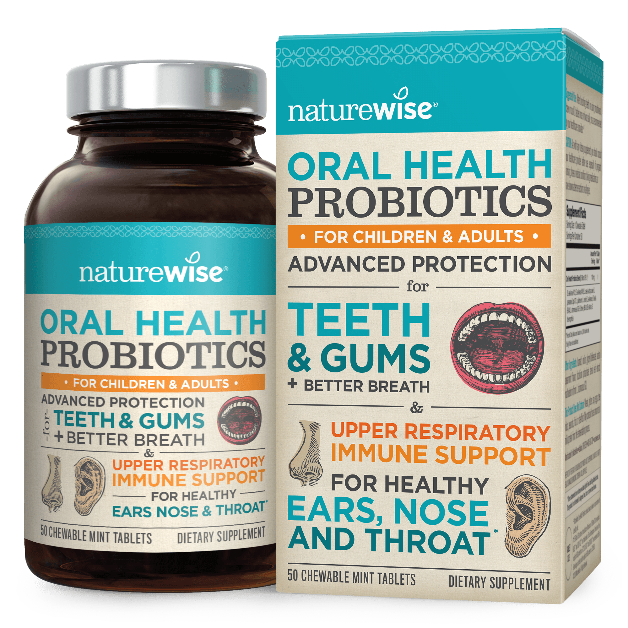 NatureWise Oral Health Probiotics, 50 Count