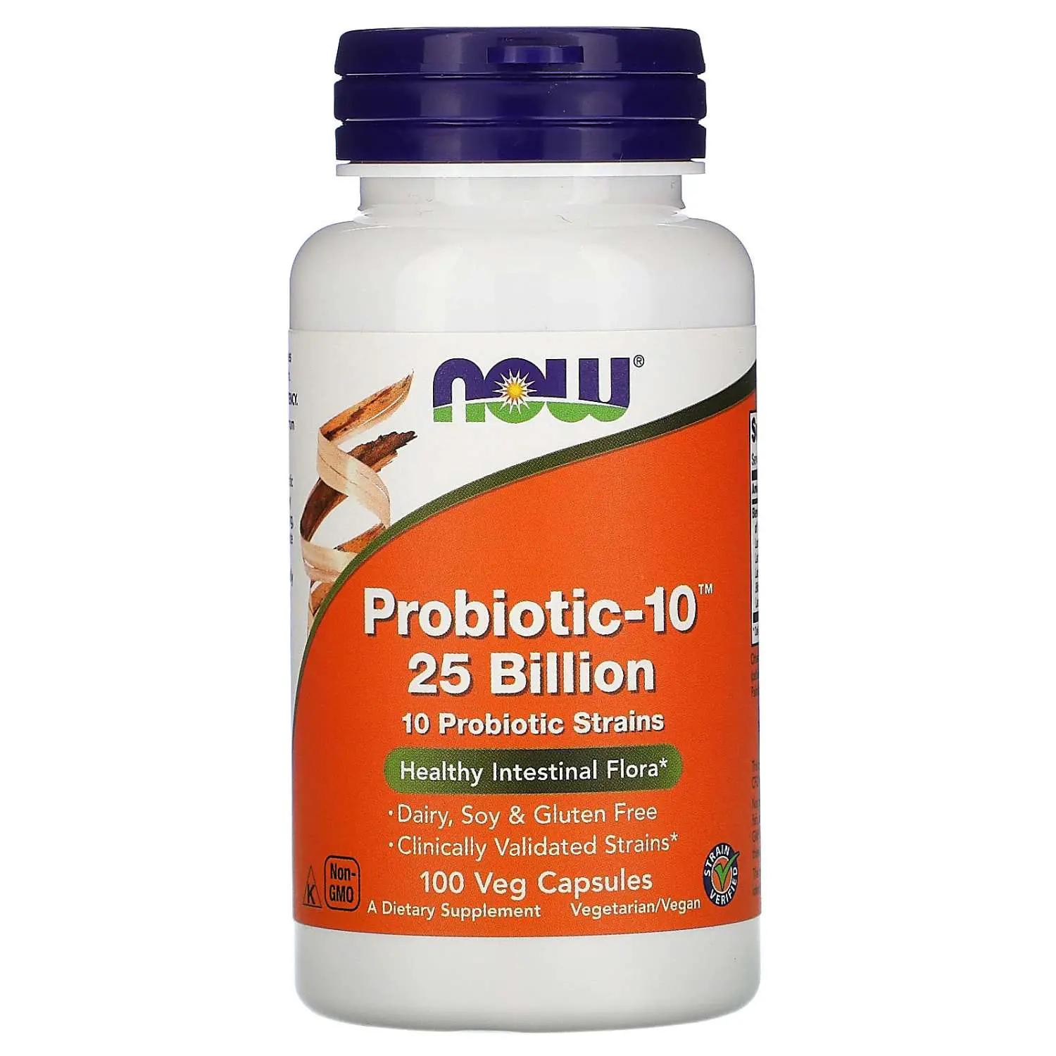 Now Foods Probiotic 10 25 Billion Intestinal Flora ...