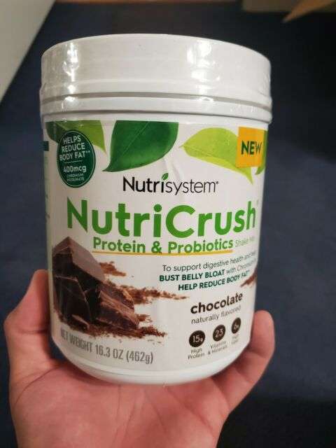 Nutrisystem Nutricrush Protein Probiotic Shake Mix ...