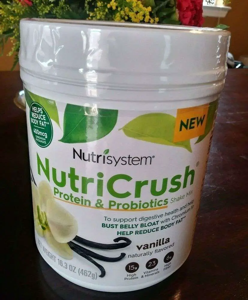 Nutrisystem NutriCrush Shake Mix Vanilla Protein ...