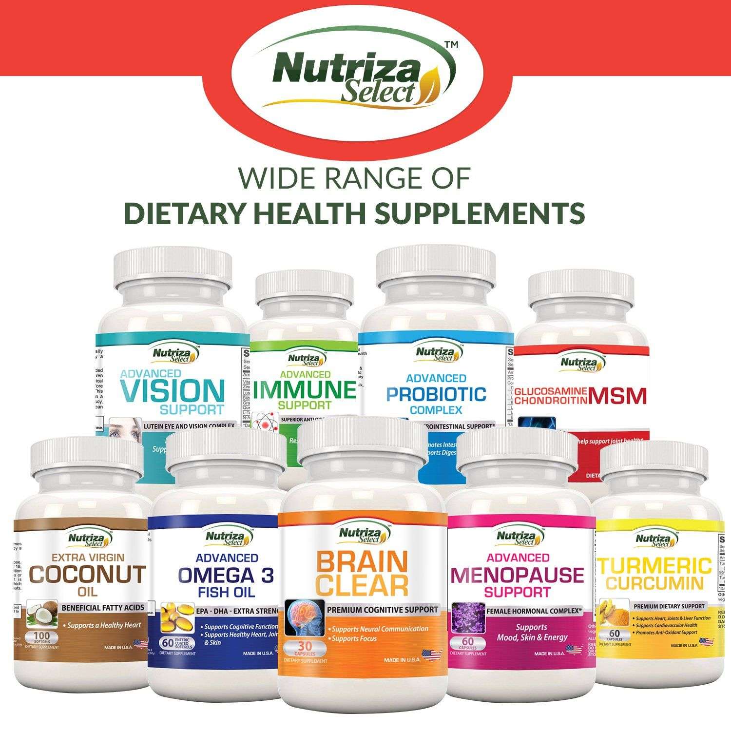 Nutriza Select Advanced Probiotics Supplement Promotes ...