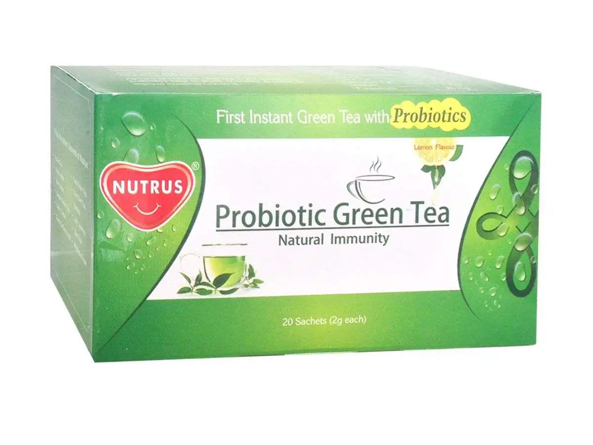 NUTRUS Probiotic Green Tea Lemon 20 Sachets