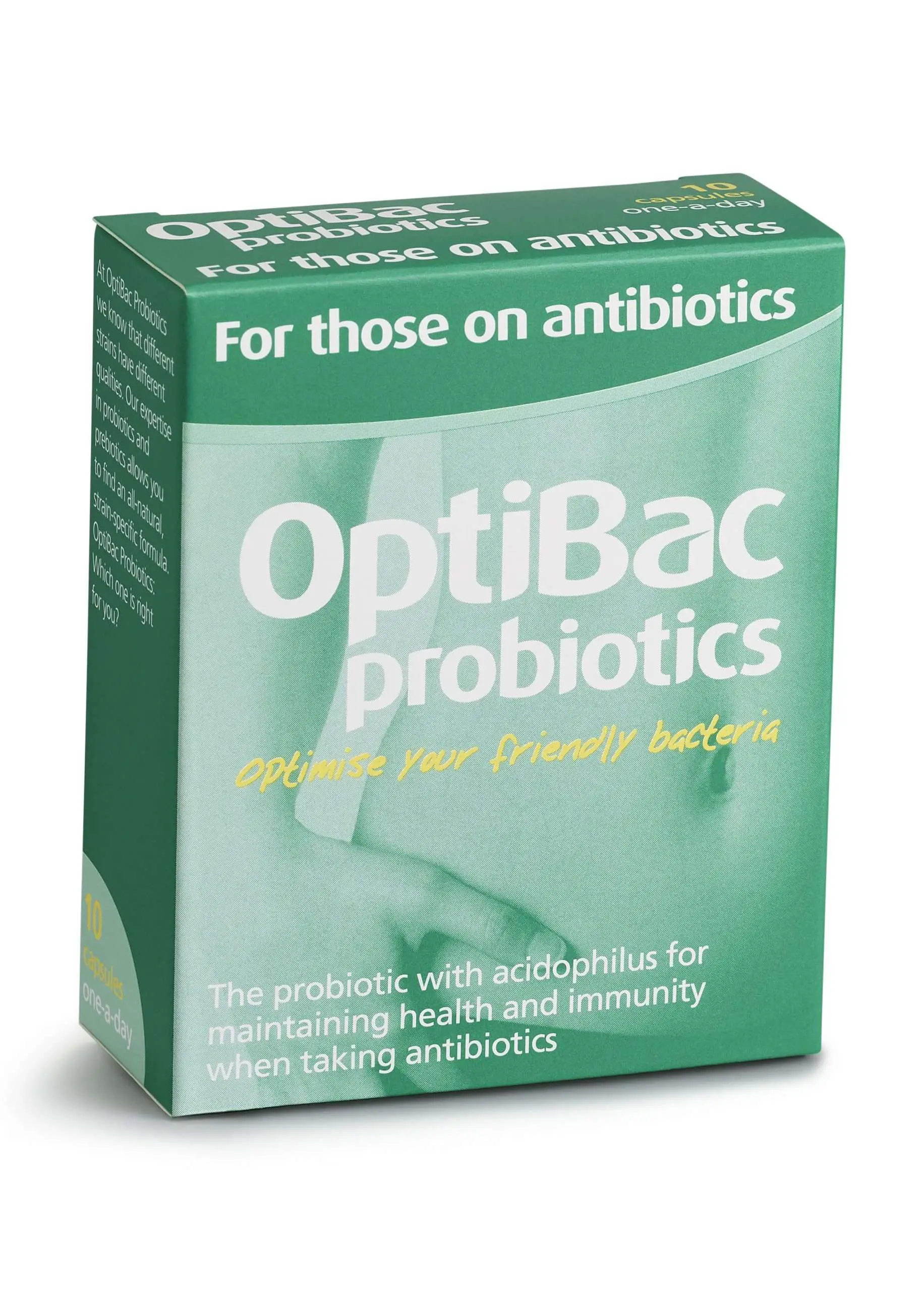 OptiBac Probiotics For Those On Antibiotics 10 Capsules ...
