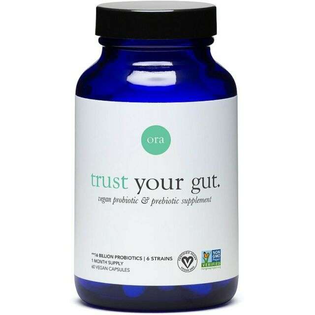 Ora Trust Your Gut Vegan Probiotic &  Prebiotic Supplement