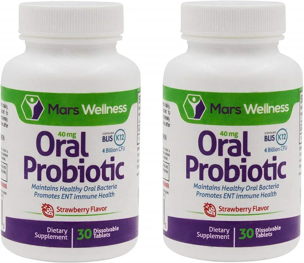 Oral Probiotic Supplement with BLIS K12 4 Billion CFU