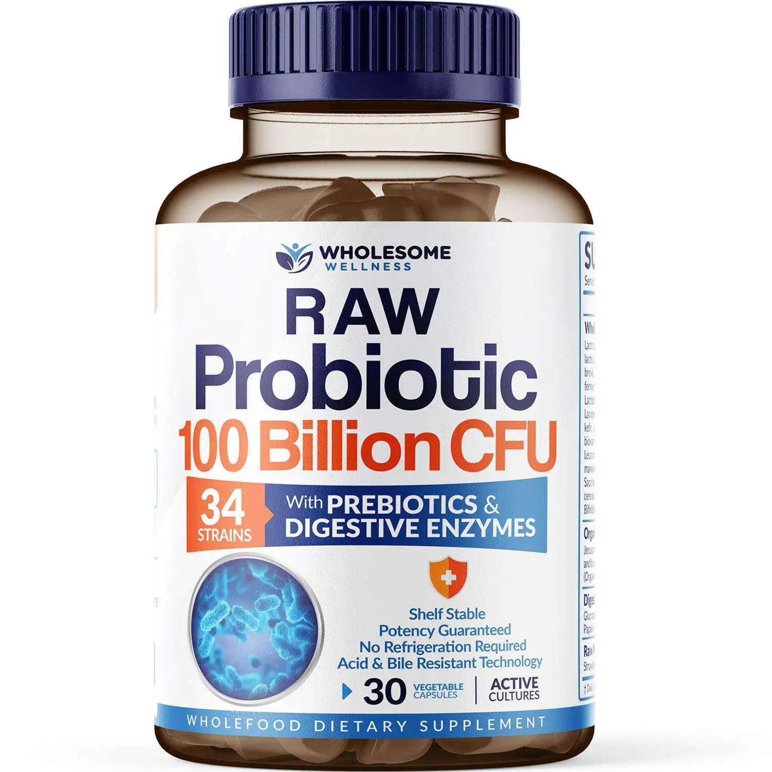 Organic Probiotics 100 Billion CFU, Dr. Approved Probiotics for Women ...