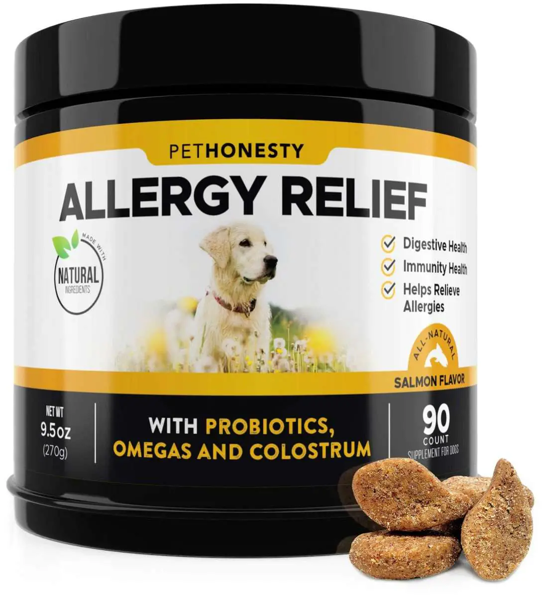 PetHonesty Allergy Relief Immunity Supplement for Dogs