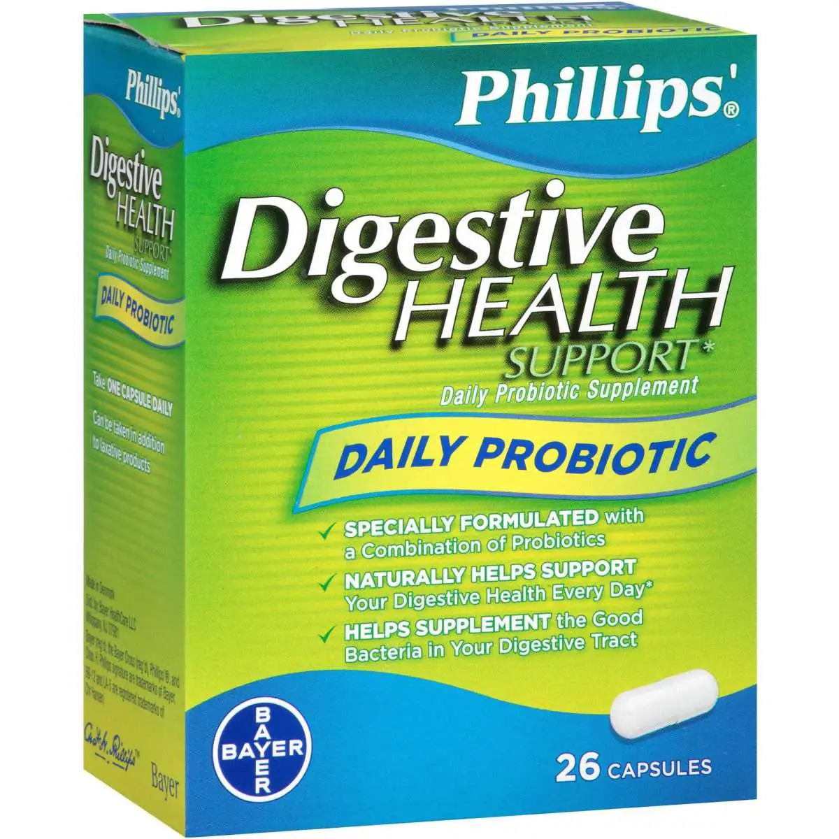 Phillips Digestive Health Daily Probiotic Capsules, 26 Ct
