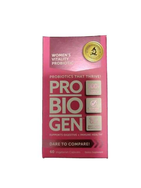 Probiogen Womens Daily Vitality Probiotic Smart Spore Technology DNA ...
