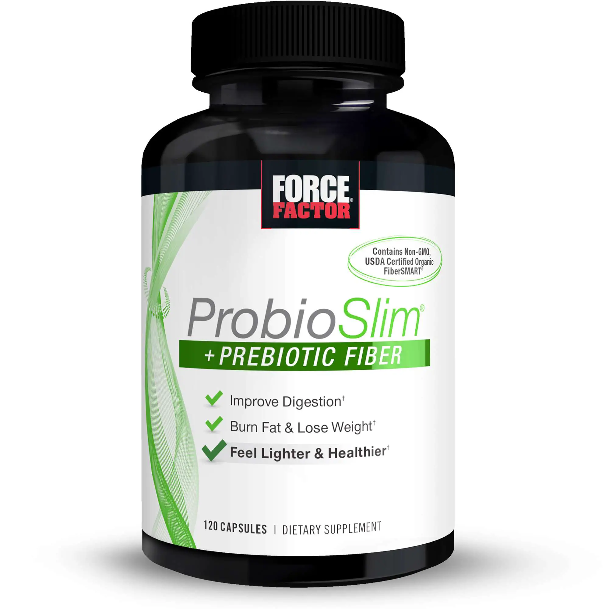 ProbioSlim + Prebiotic Fiber Probiotic Supplement for Digestive Health ...