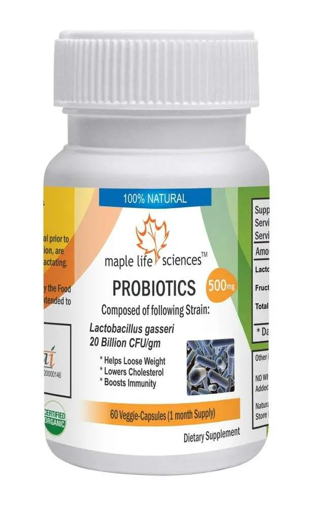 Probiotic blend of Lactobacillus gasseri 20 Billion CFU ...