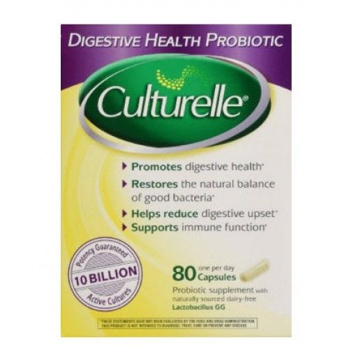  Probiotic Culturelle Digestive Health Probiotic, 80 Capsules
