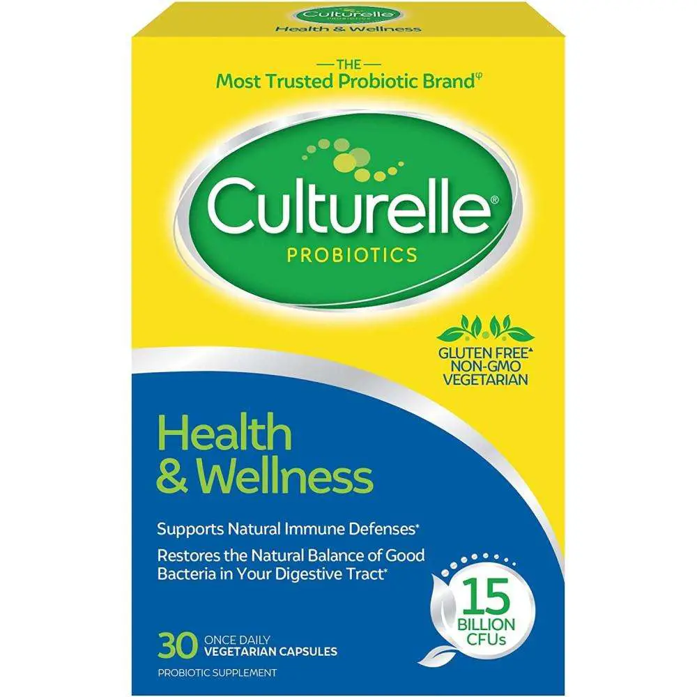 Probiotic Culturelle Health &  Wellness 30 vegetarian capsules