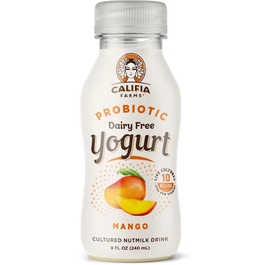 Probiotic Dairy Free Yogurt Drink Mango â Califia Farms