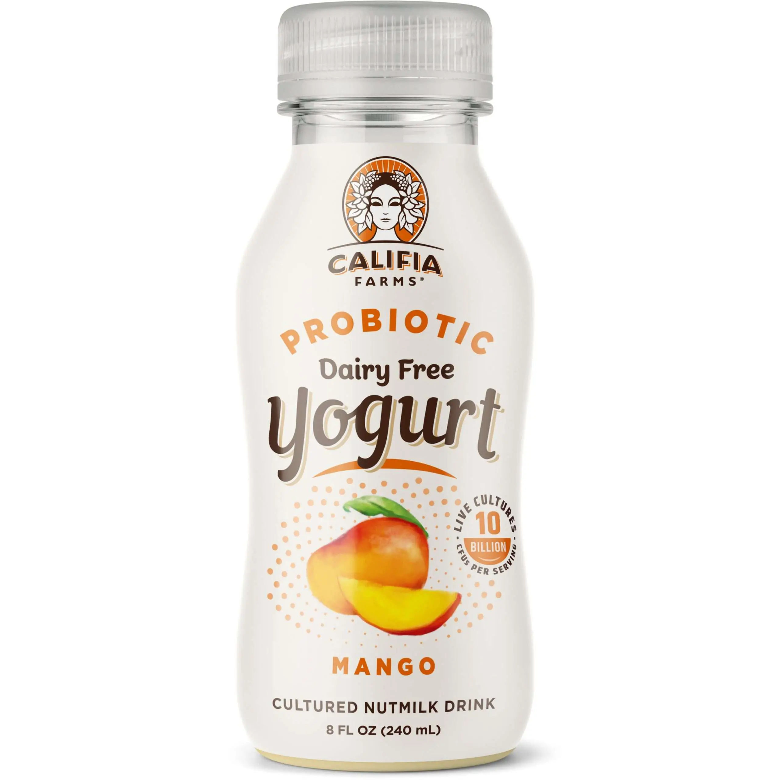 Probiotic Dairy Free Yogurt Drink Mango  Califia Farms