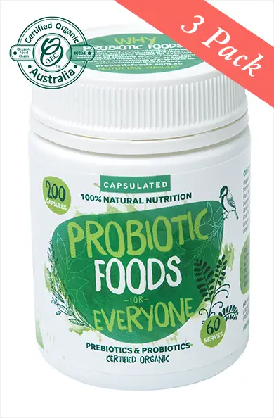 Probiotic Foods for Everyone Capsules 3 PACK