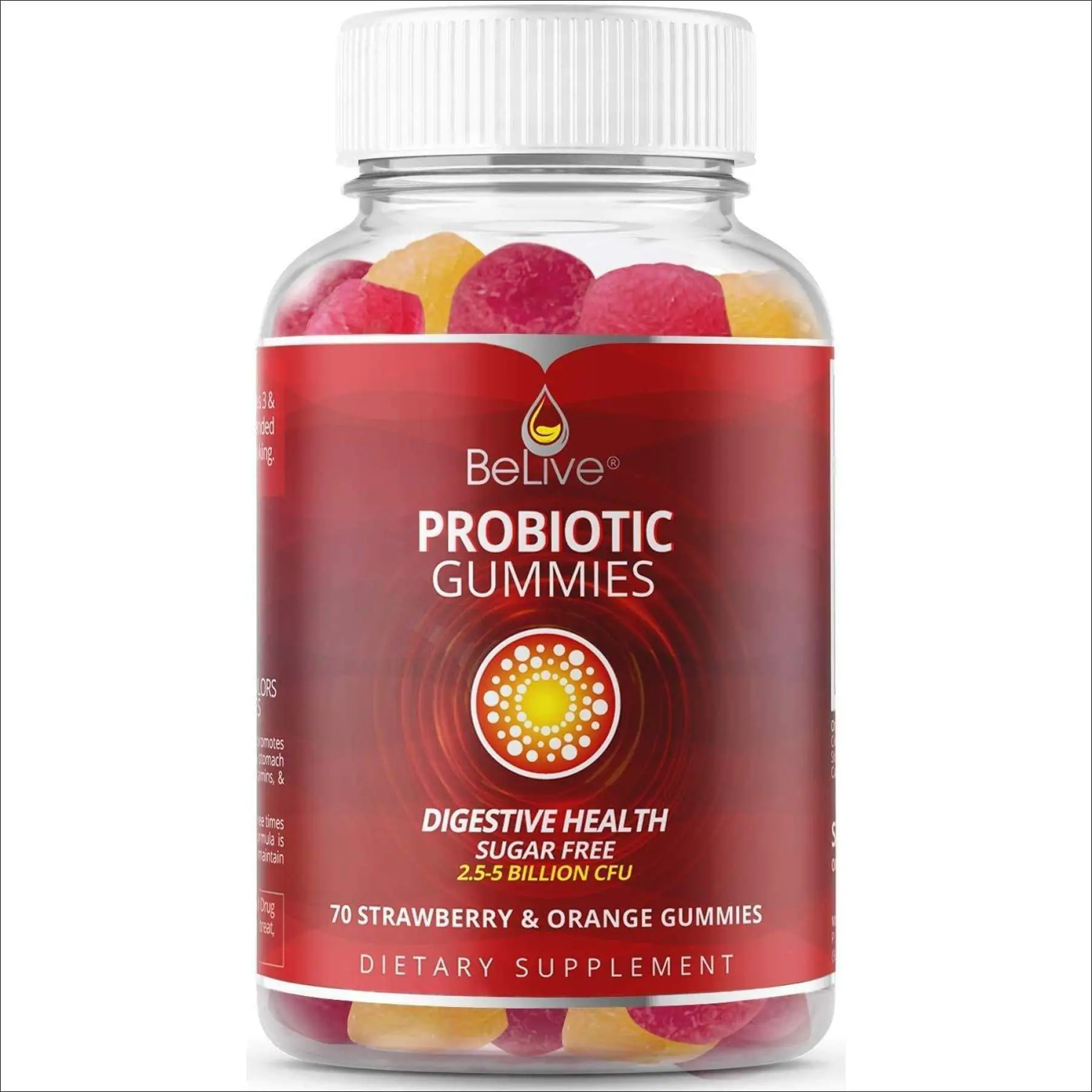 Probiotic Gummies for Kids, Men, and Women. Most Optimal with 5 Billion ...