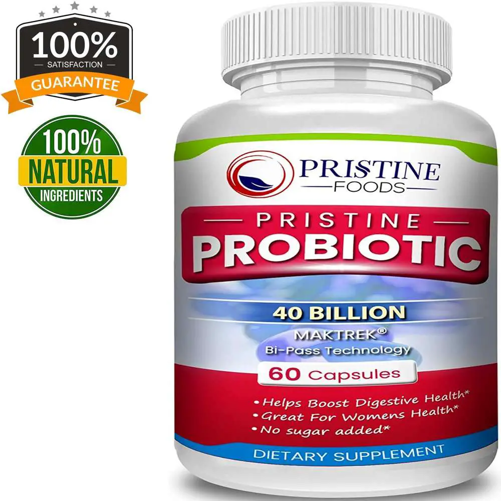 Probiotics 40 Billion High Potency Premium Probiotics, Probiotic ...