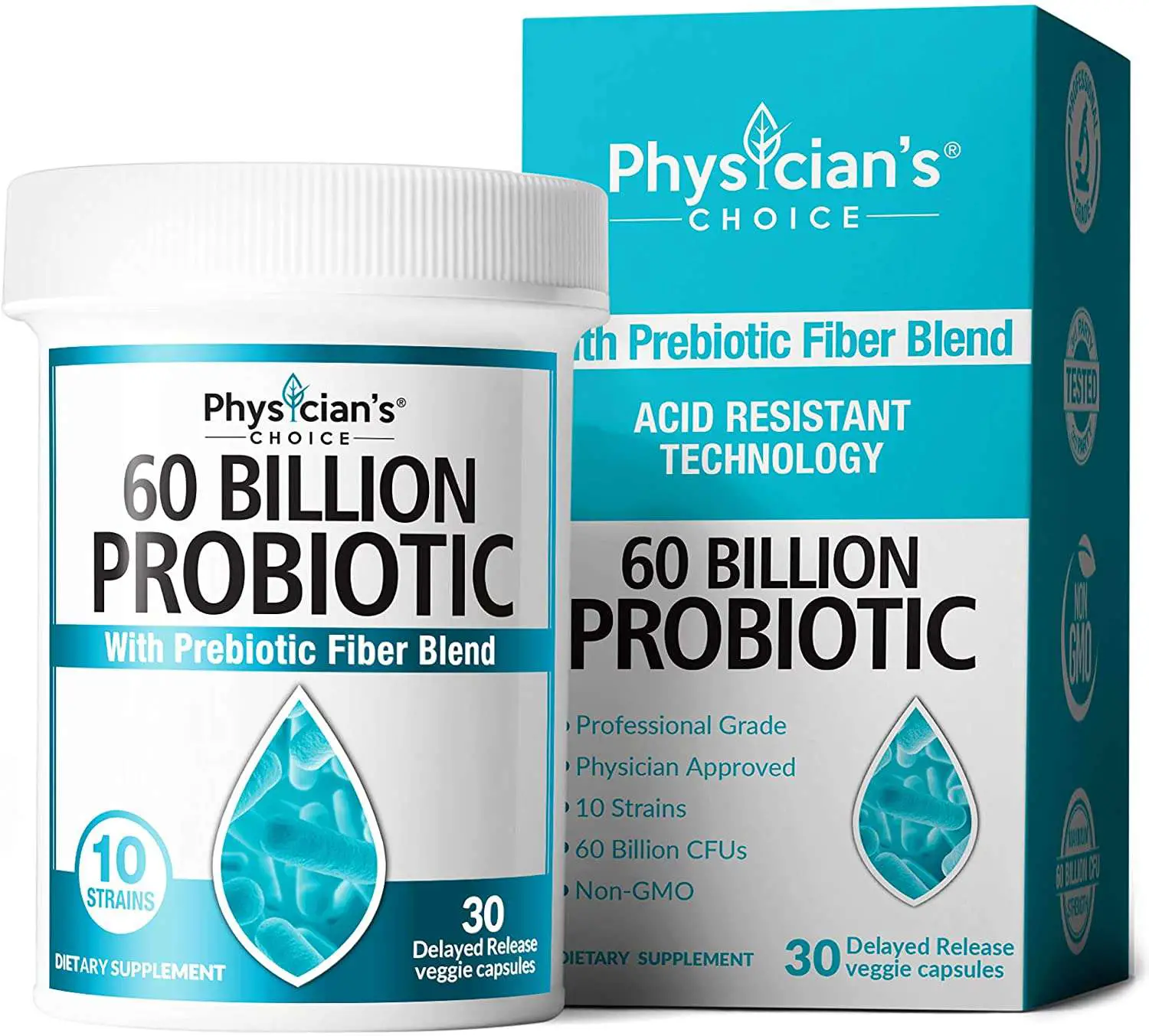 Probiotics 60 Billion CFU  Dr Approved Probiotics for ...