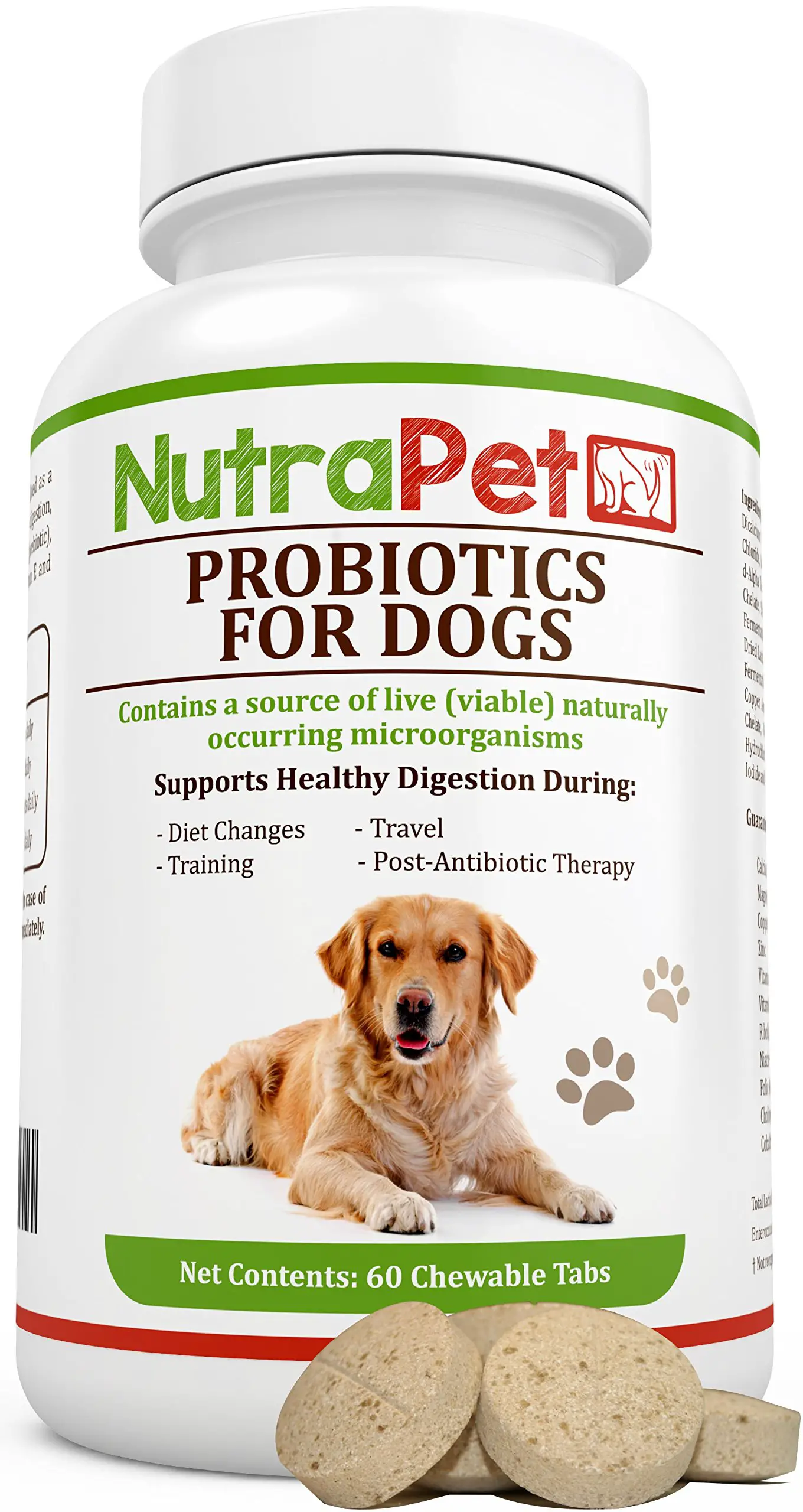 Probiotics for Dogs Chewable Best for Smelly Gas and Diarrhea R... Free ...