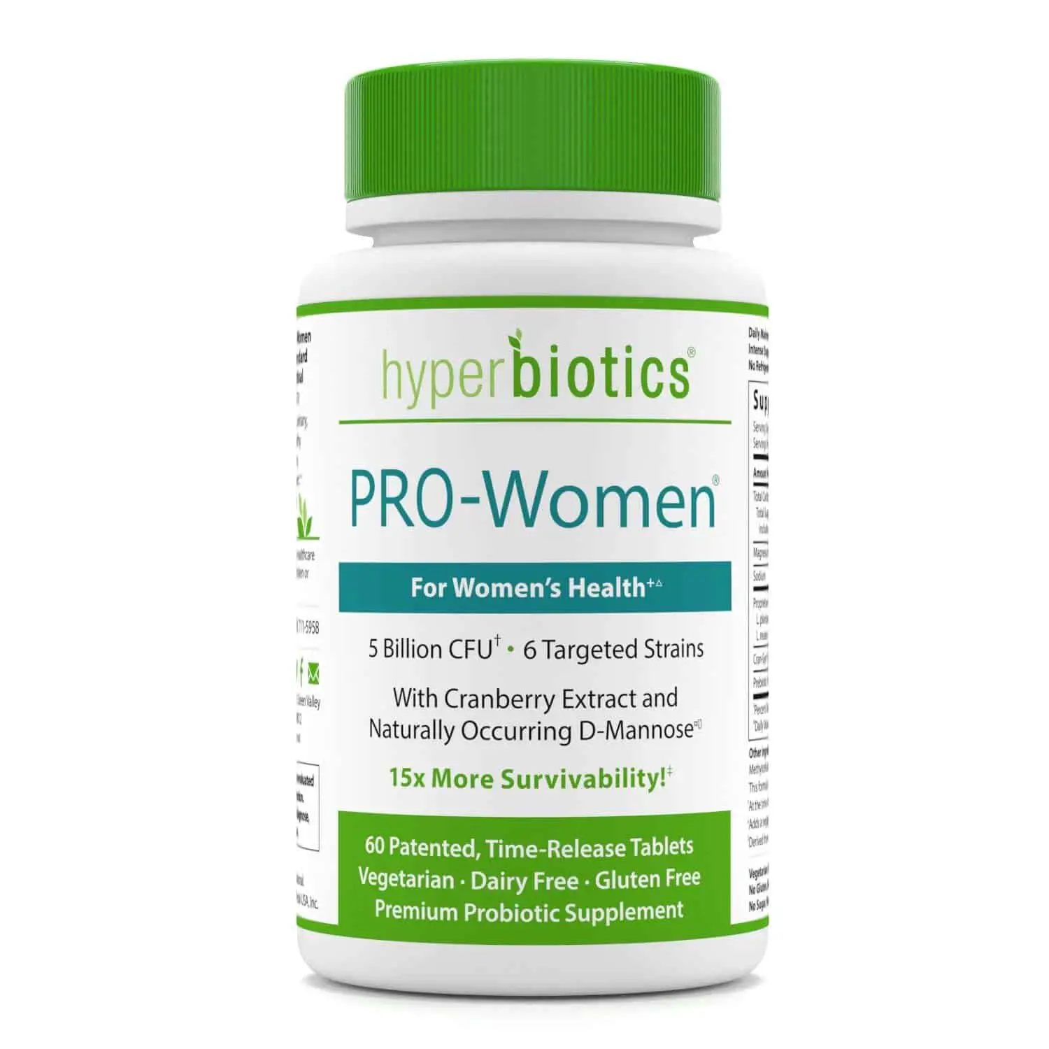 Probiotics for Women with Cranberry Extract &  D
