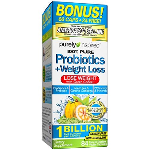 Purely Inspired Probiotics + Weight Loss 84 Ct Best Offer Beauty ...