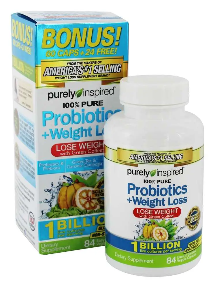 Purely Inspired, Probiotics + Weight Loss Tablets ...