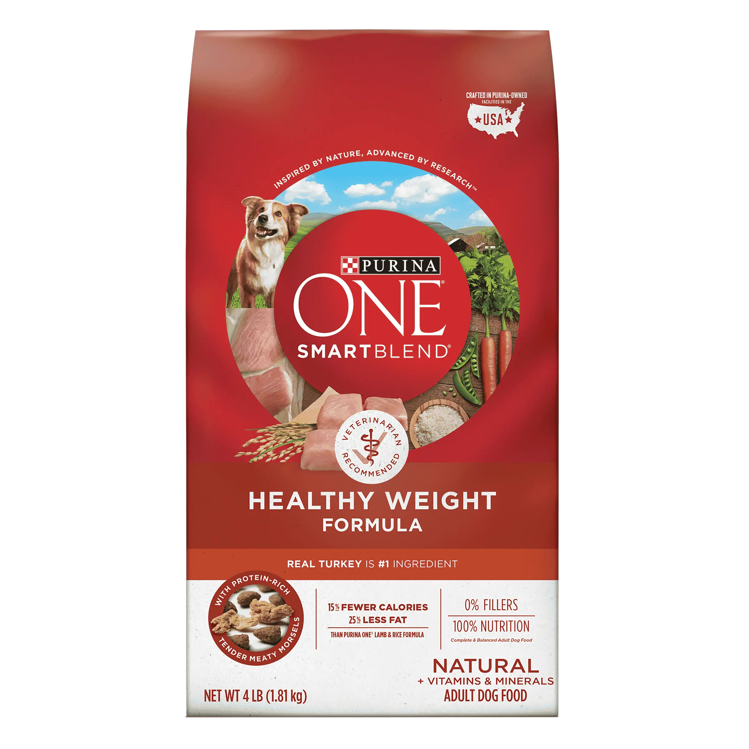 Purina ONE Weight Management, Natural Dry Dog Food, SmartBlend Healthy ...