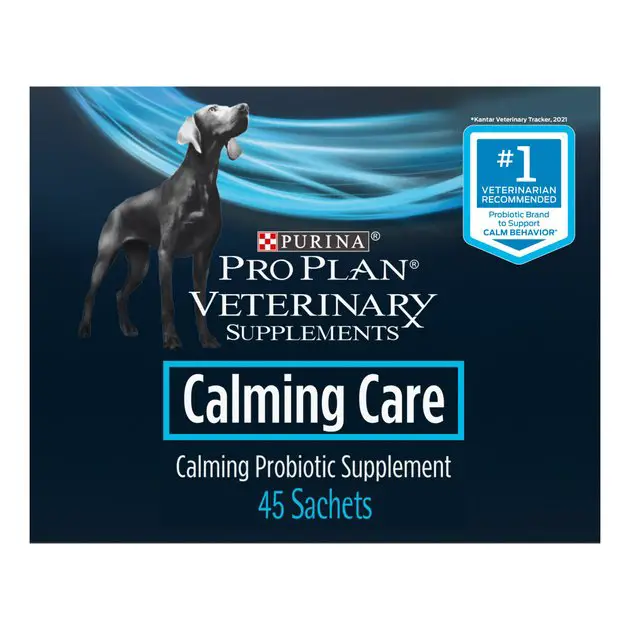 PURINA PRO PLAN VETERINARY DIETS Calming Care Probiotic Dog Supplement ...