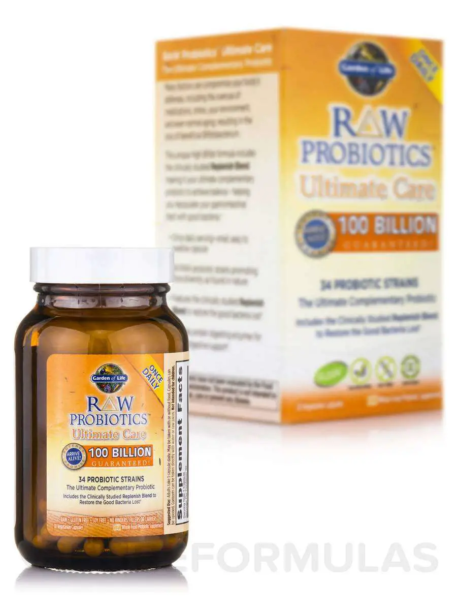 RAW Probiotics Ultimate Care 100 Billion