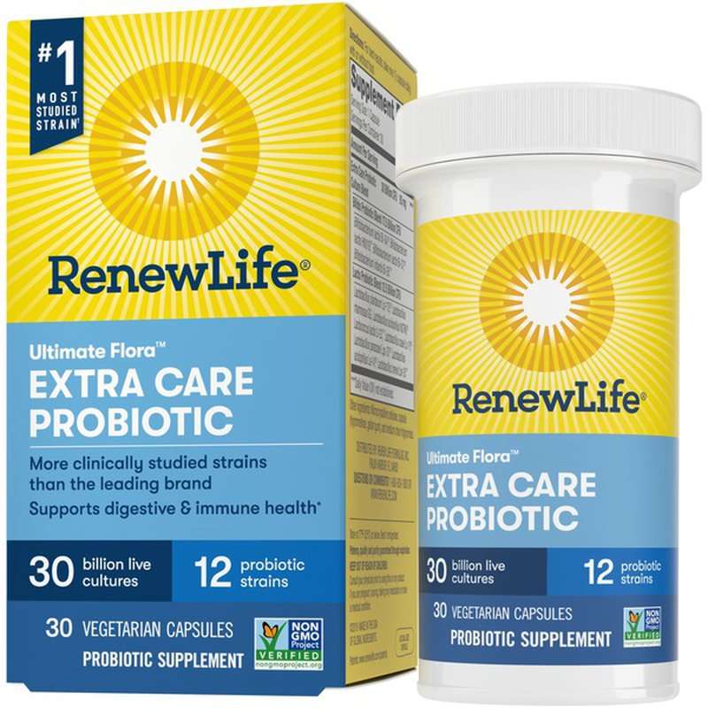 Renew Life Extra Care Probiotic 30 Billion (30 ct) from ...
