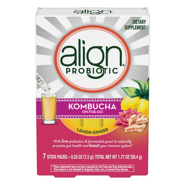 Save on Align Probiotic Kombucha On The Go Dietary Supplement Lemon ...