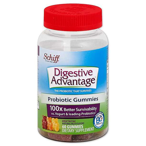 SchiffÂ® Digestive AdvantageÂ® Probiotic Gummies 60