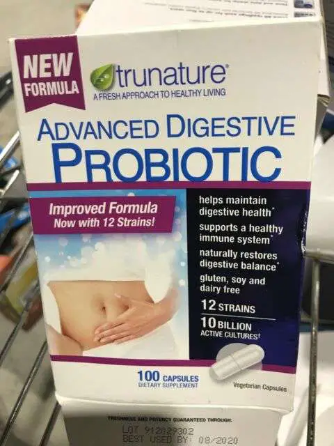 TruNature Advanced Digestive Probiotic Capsules with 12 ...