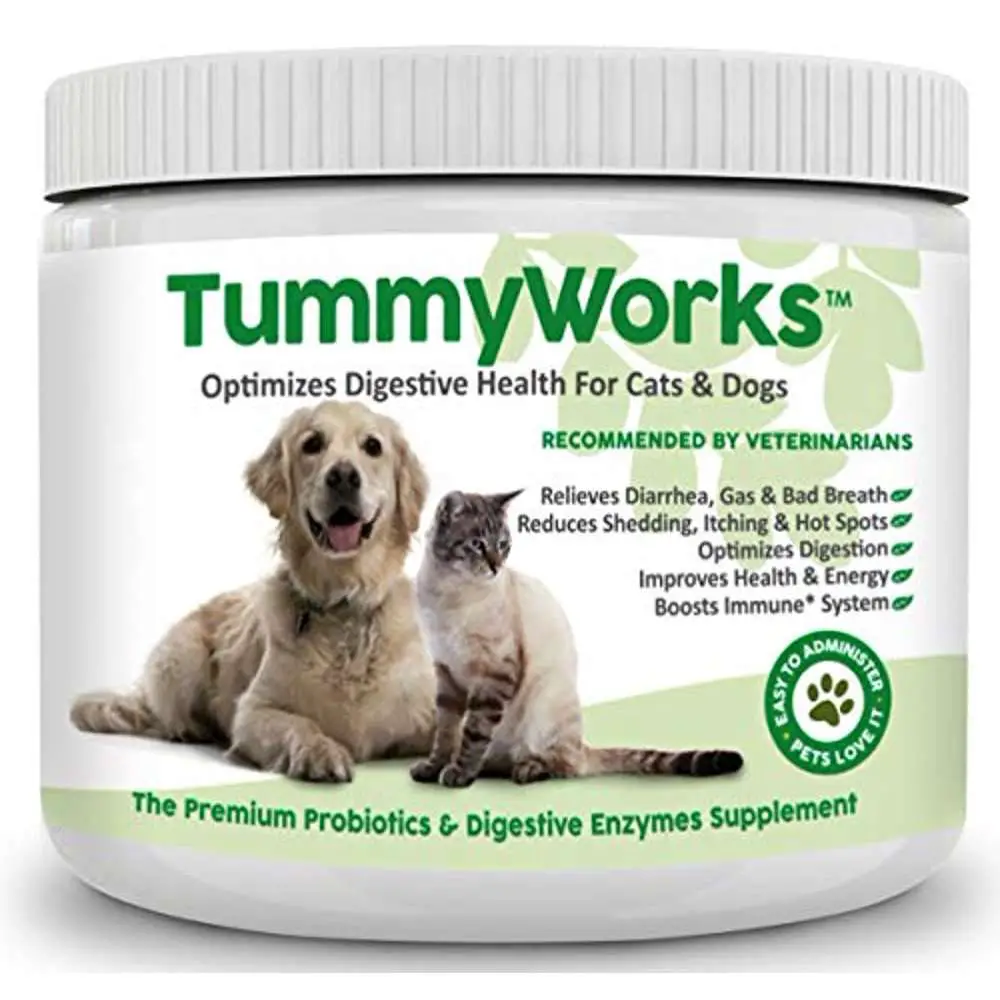 TummyWorks Probiotic Powder for Dogs &  Cats. Relieves Diarrhea, Upset ...